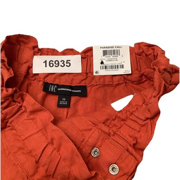 NWT Inc International Concepts Paradise Call Twill Short Summer Fig Size XS - Picture 10 of 10